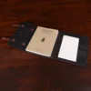 No. 33 Notebook in Vintage Brown American Alligator - ID 002 - open view