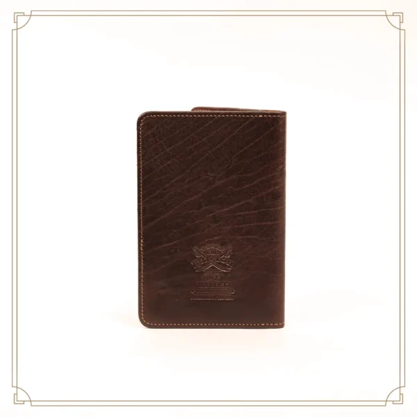 No. 27 Passport Wallet – Tobacco Buffalo