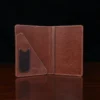 american buffalo in tobacco brown full grain leather golf score card holder