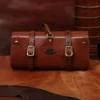 colonel's private stock shave kit with alligator trim showing the main side