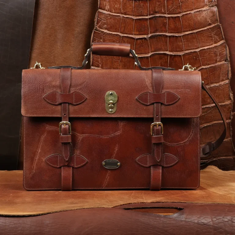 1943 Navigator Briefcase - front view - colonels private stock collection