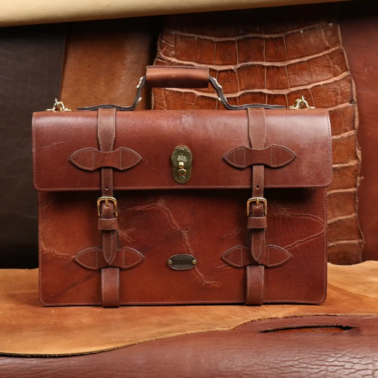 1943 Navigator Briefcase - front view - colonels private stock collection