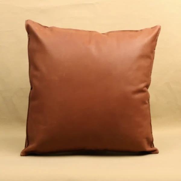 Branded Leather Pillow – Private Stock