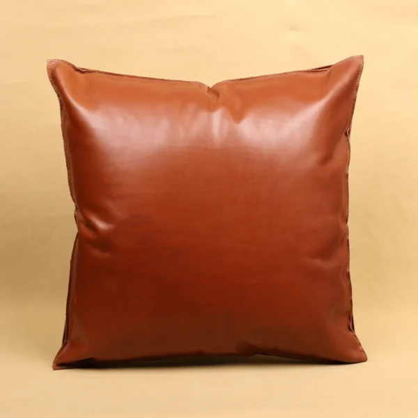 Branded Leather Pillow – Private Stock