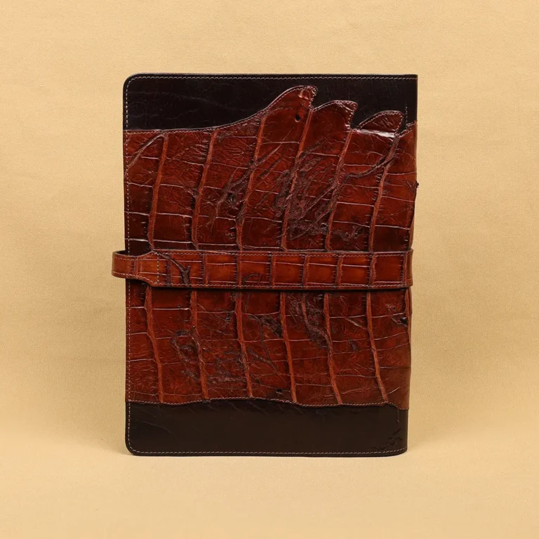 colonels private stock portfolio in american steerhide and alligator tail