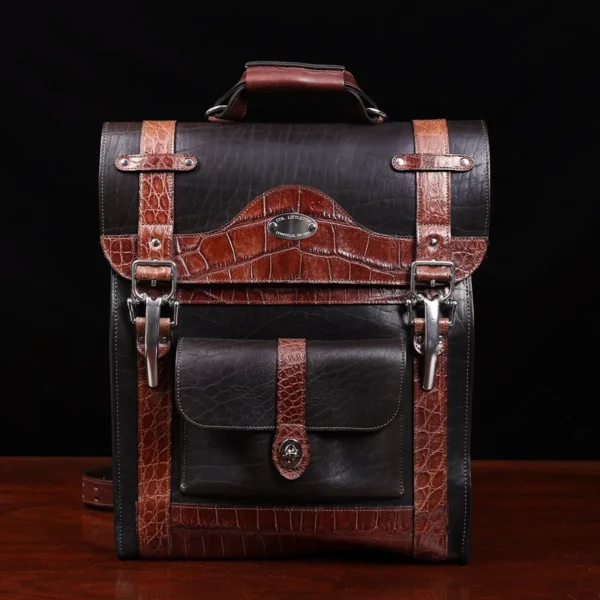 No. 9 Rover Leather Backpack – American Alligator