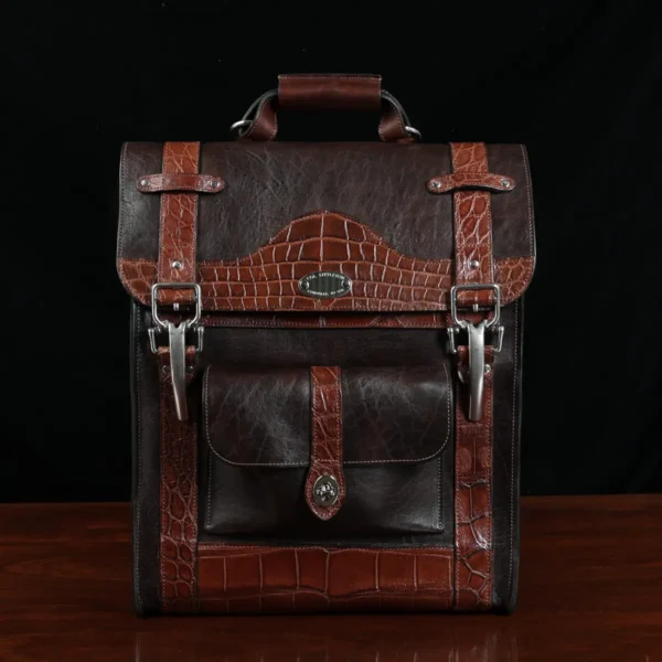 No. 9 Rover Leather Backpack – American Alligator