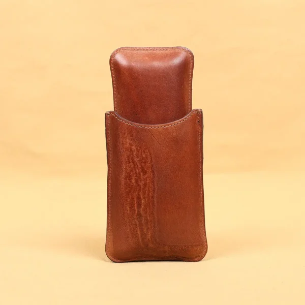 Branded Leather Cigar Case – American Steerhide & American Alligator – 001