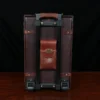 the no. 3 leather travel trunk - back view