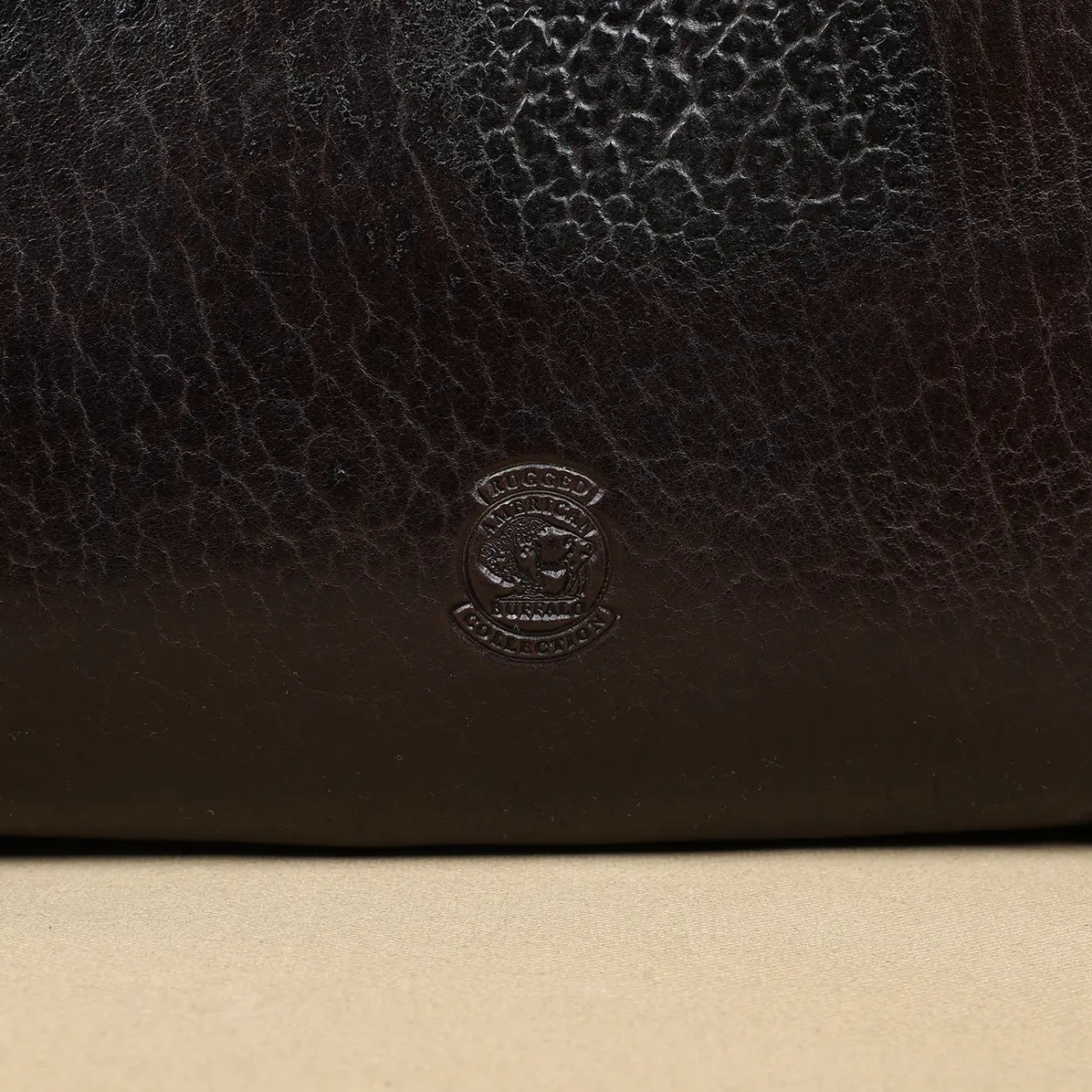 View larger image of back of the tobacco brown and american alligator document bag