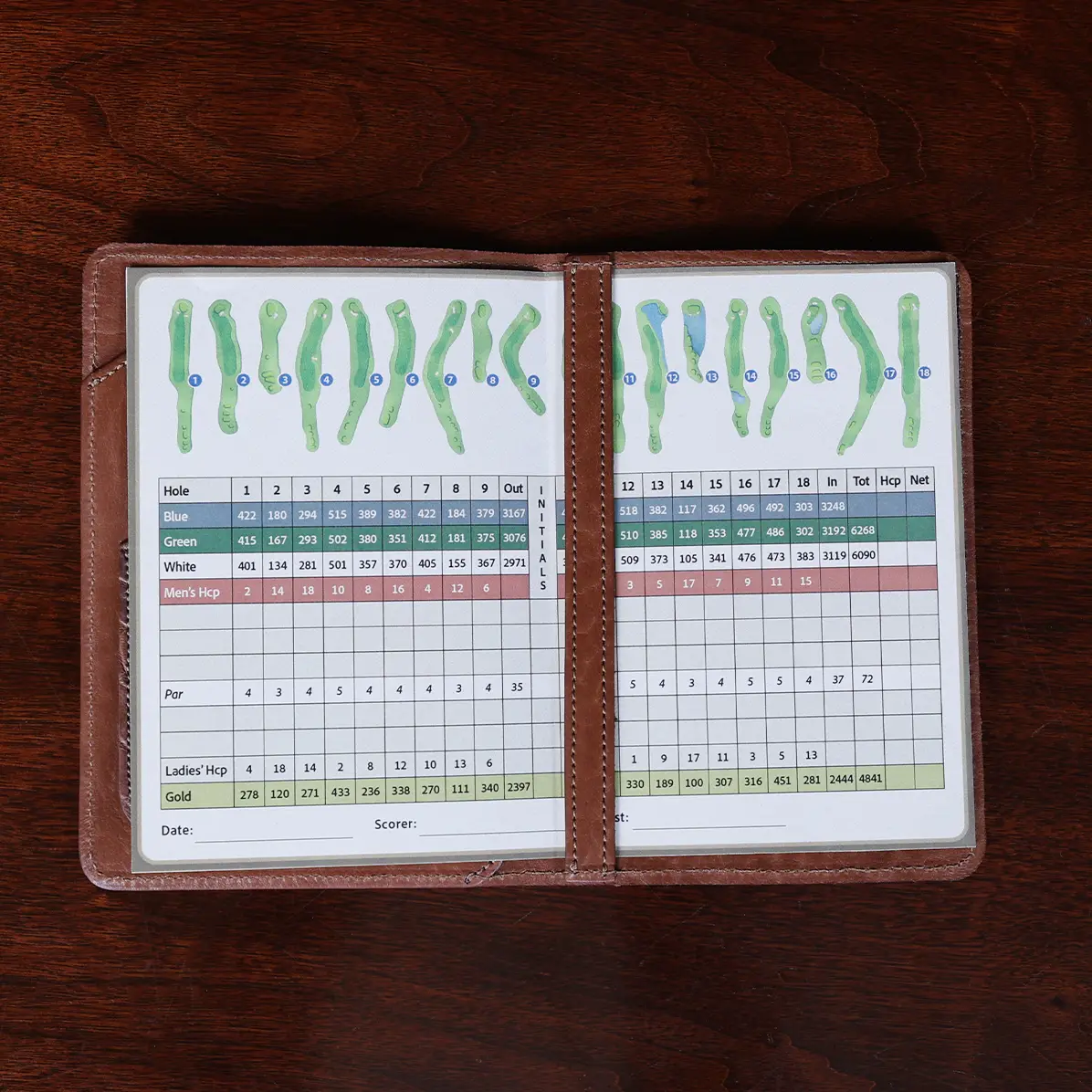 View larger image of american alligator golf journal, one of a kind