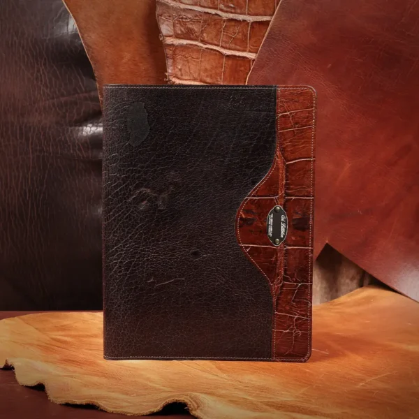 No. 28 Leather Portfolio – American Buffalo – Private Stock