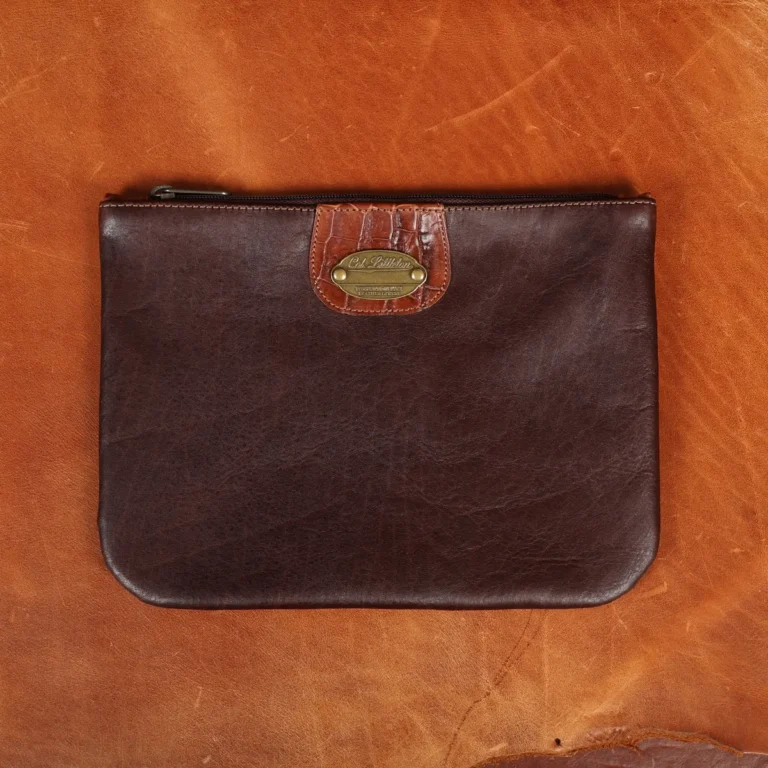 colonel littletons private stock zip it bag with american alligator