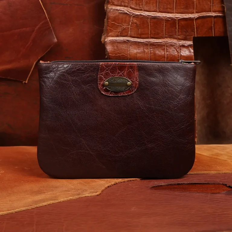 colonel littletons private stock zip it bag with american alligator