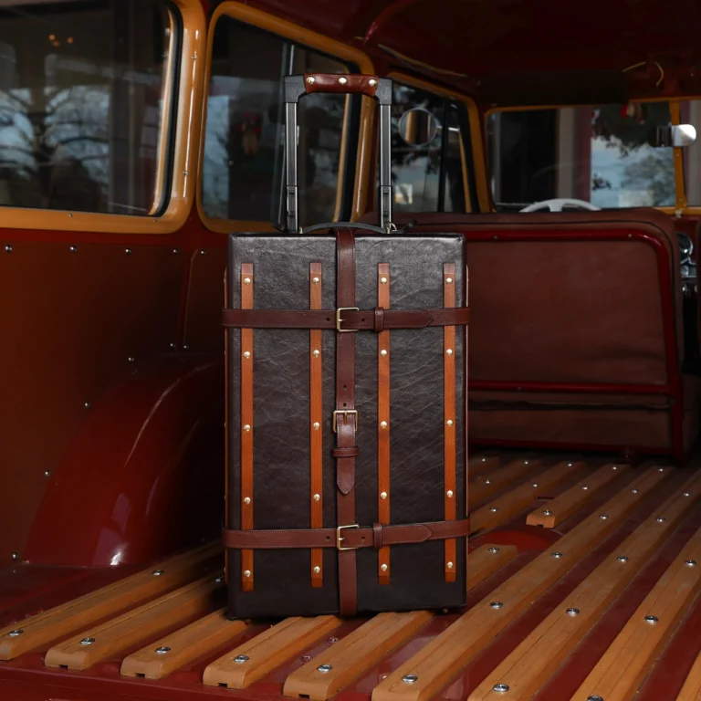 colonel's new no. 3 leather trunk