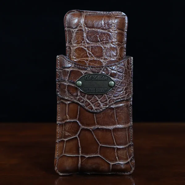 Leather Cigar Case – American Alligator