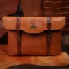 front of the american steerhide and american alligator document bag