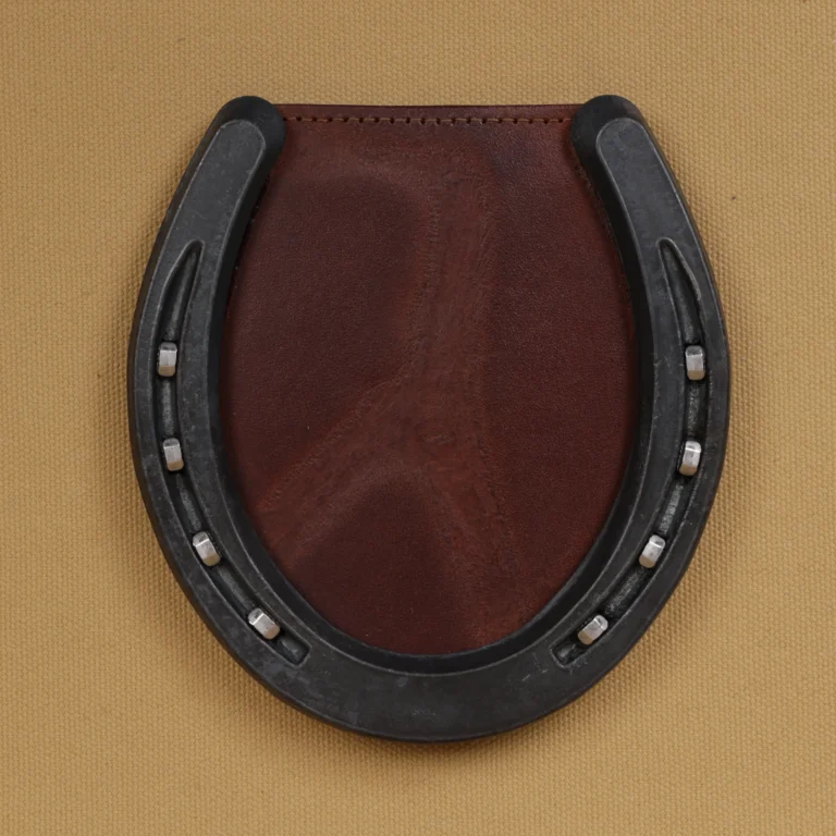 front side of the horseshoe coaster