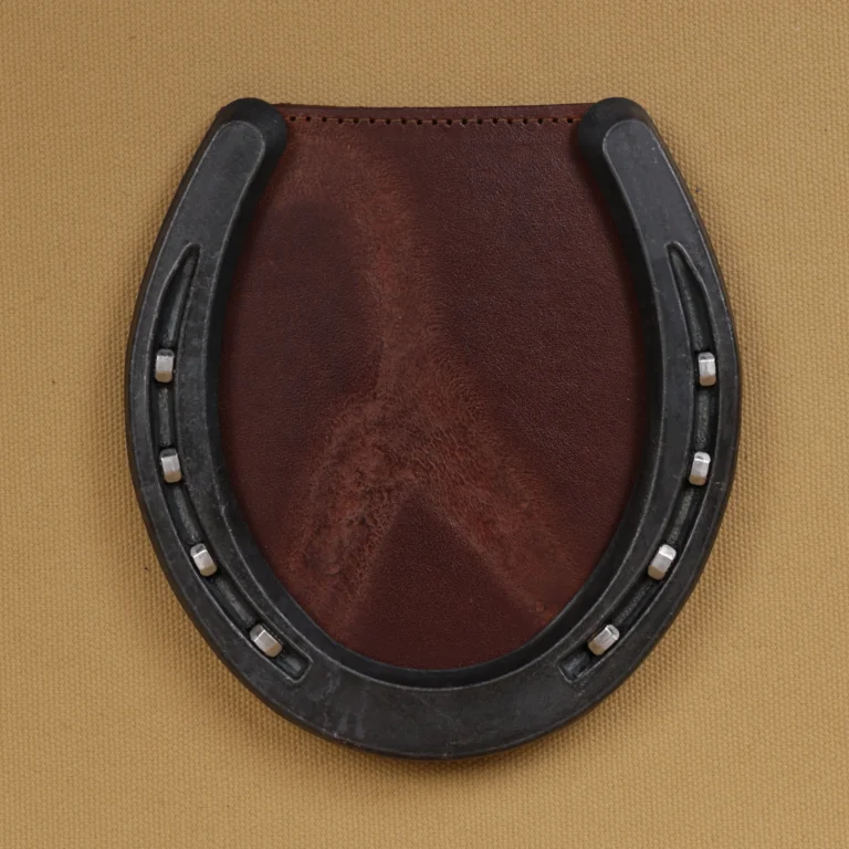 front side of the horseshoe coaster