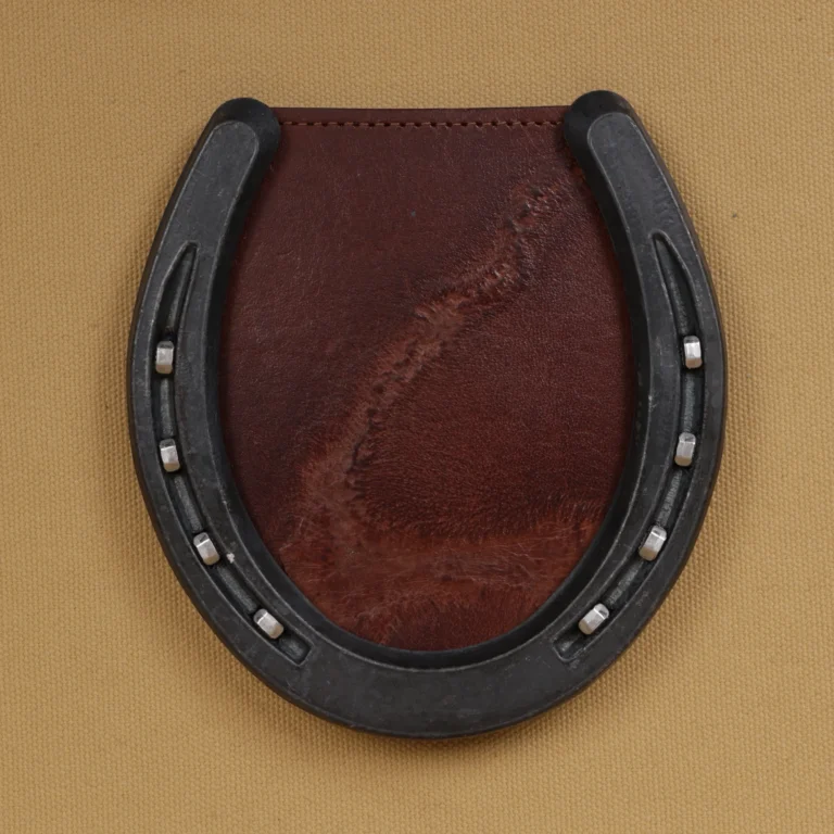 front side of the horseshoe coaster