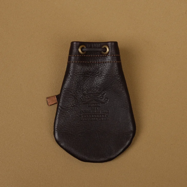 back side of the small sized possibles bag