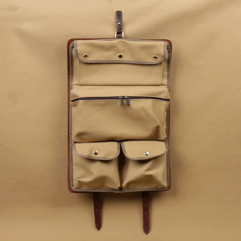 colonel's private stock shave kit with alligator trim showing the inside