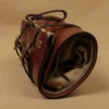 colonel's private stock shave kit with alligator trim showing the side