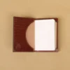 leather pocket journal with unique leather pattern