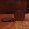 front side of the shotgun shell coaster