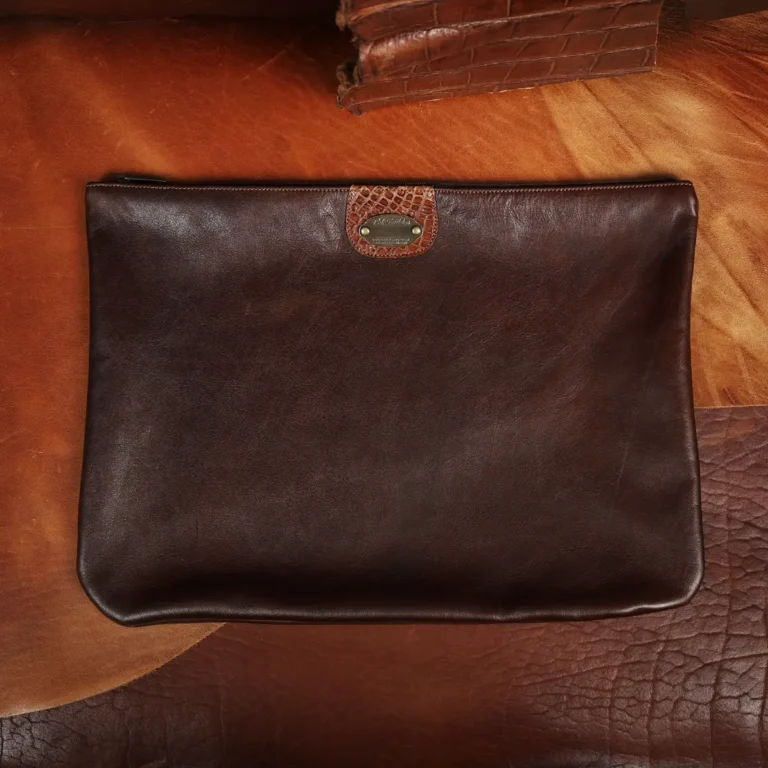 colonel littletons private stock zip it bag with american alligator
