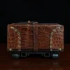 bottom view of the American Alligator travel trunk