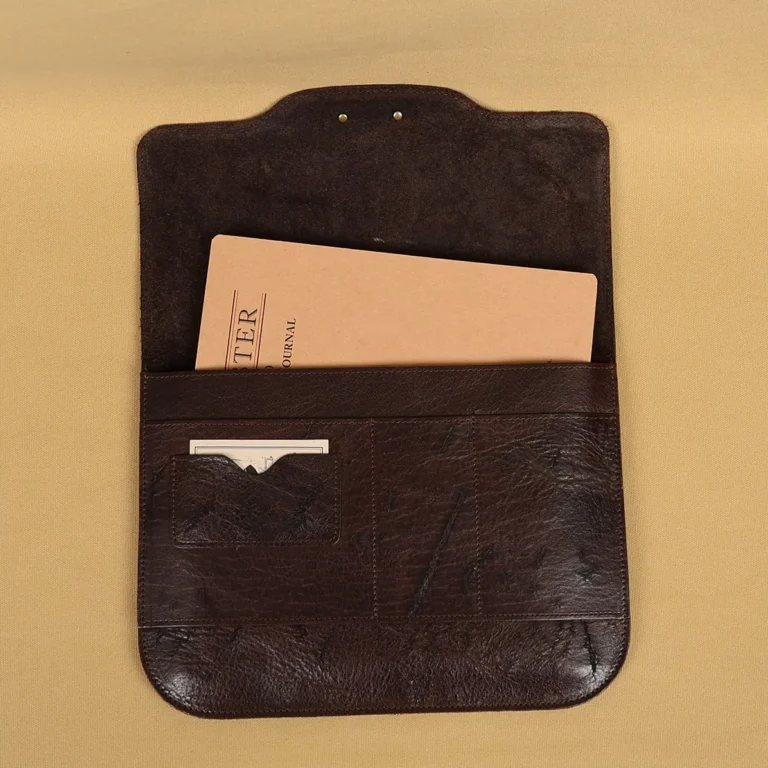 american buffalo pocket made of colonel private stock rugged leather