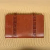 Rugged leather portfolio showing from colonel private stock collection