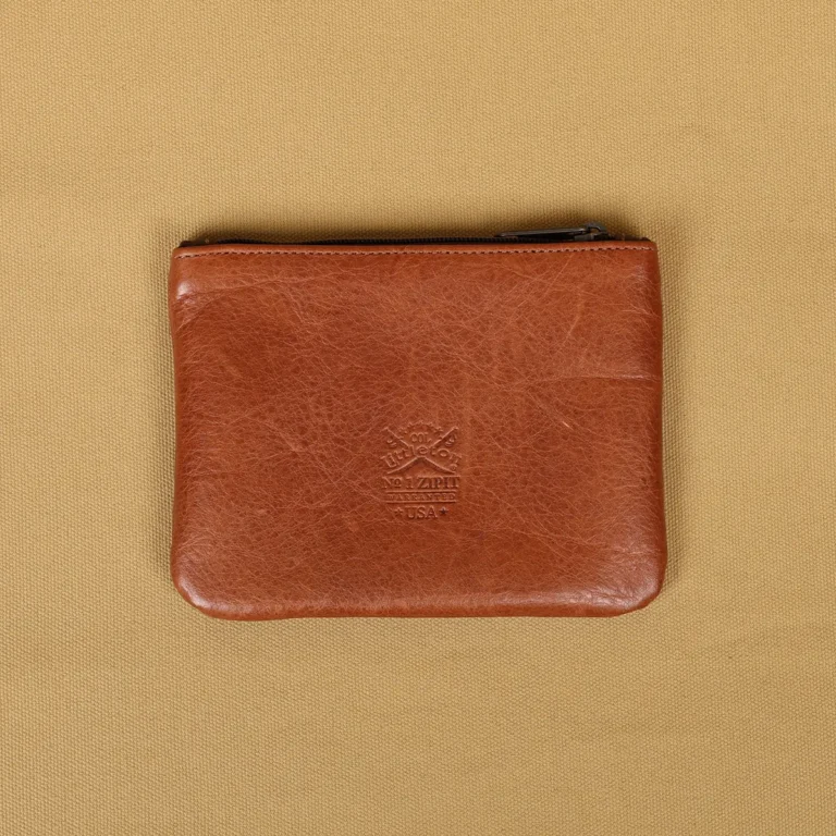 leather private stock small zip it back - back view - id 001
