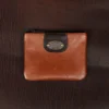 leather private stock small zip it back - front view - id 001
