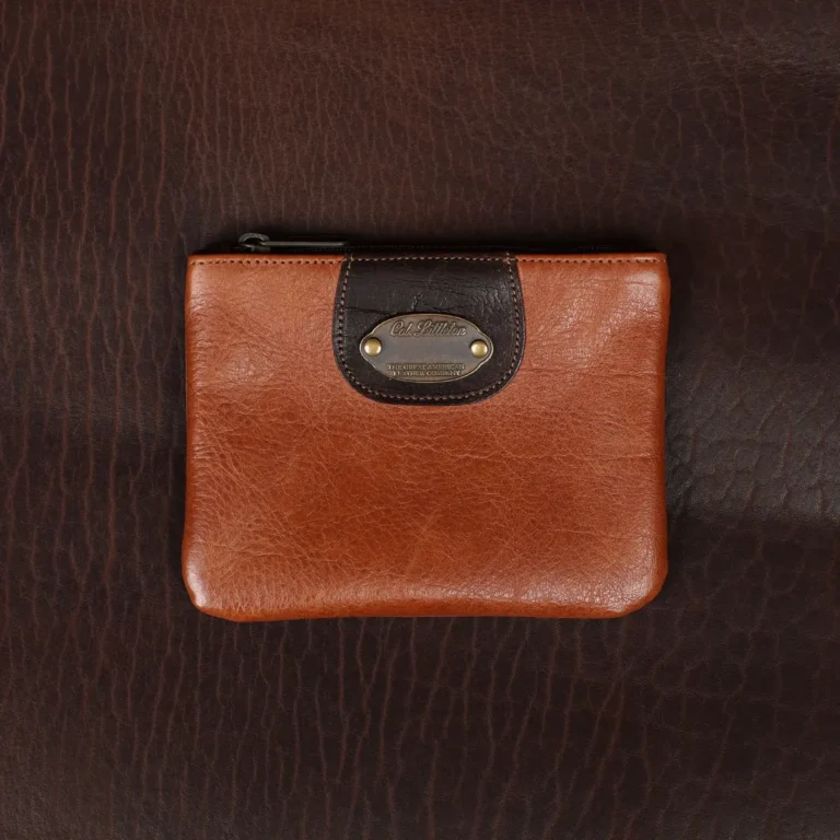 leather private stock small zip it back - front view - id 001