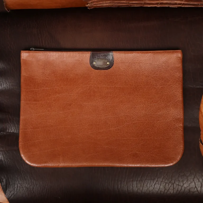 leather private stock large zip it back