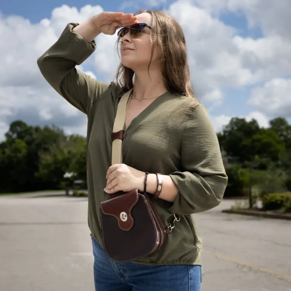 Leather Gadabout Crossbody Bag
