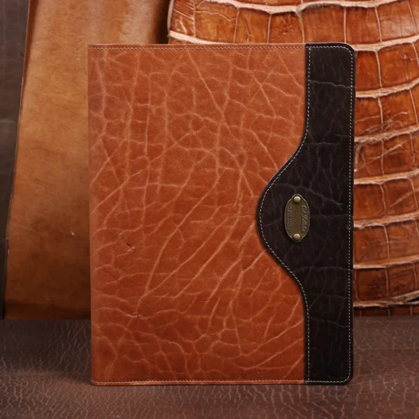 No. 28 Leather Portfolio – American Buffalo – Private Stock