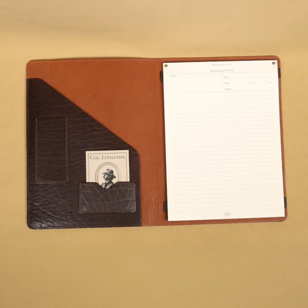 No. 28 Leather Portfolio – American Buffalo – Private Stock