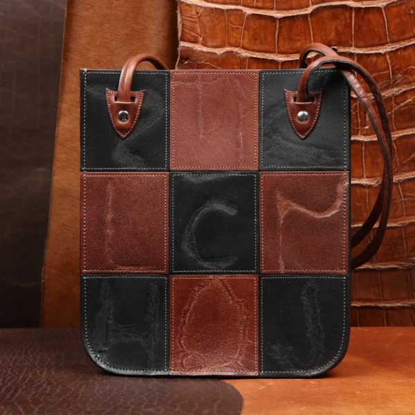 Branded – Leather Steeplechase Tote/Purse – Private Stock