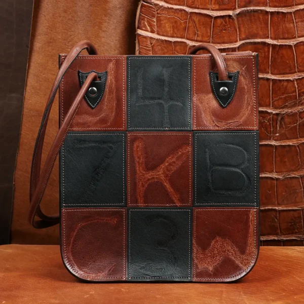 Branded – Leather Steeplechase Tote/Purse – Private Stock