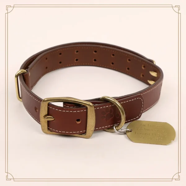 No. 1 Leather Dog Collar