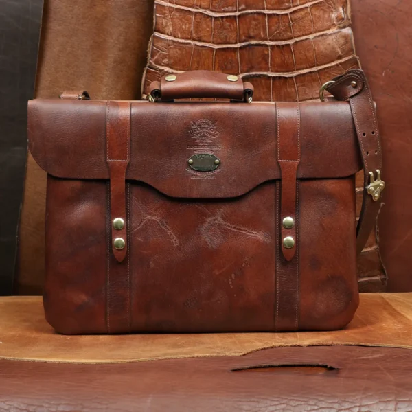 Branded – No. 16 Document Bag With Strap and Carry Handle