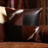 Colonel’s “Hair-On-Hide” & American Buffalo Leather Pillow