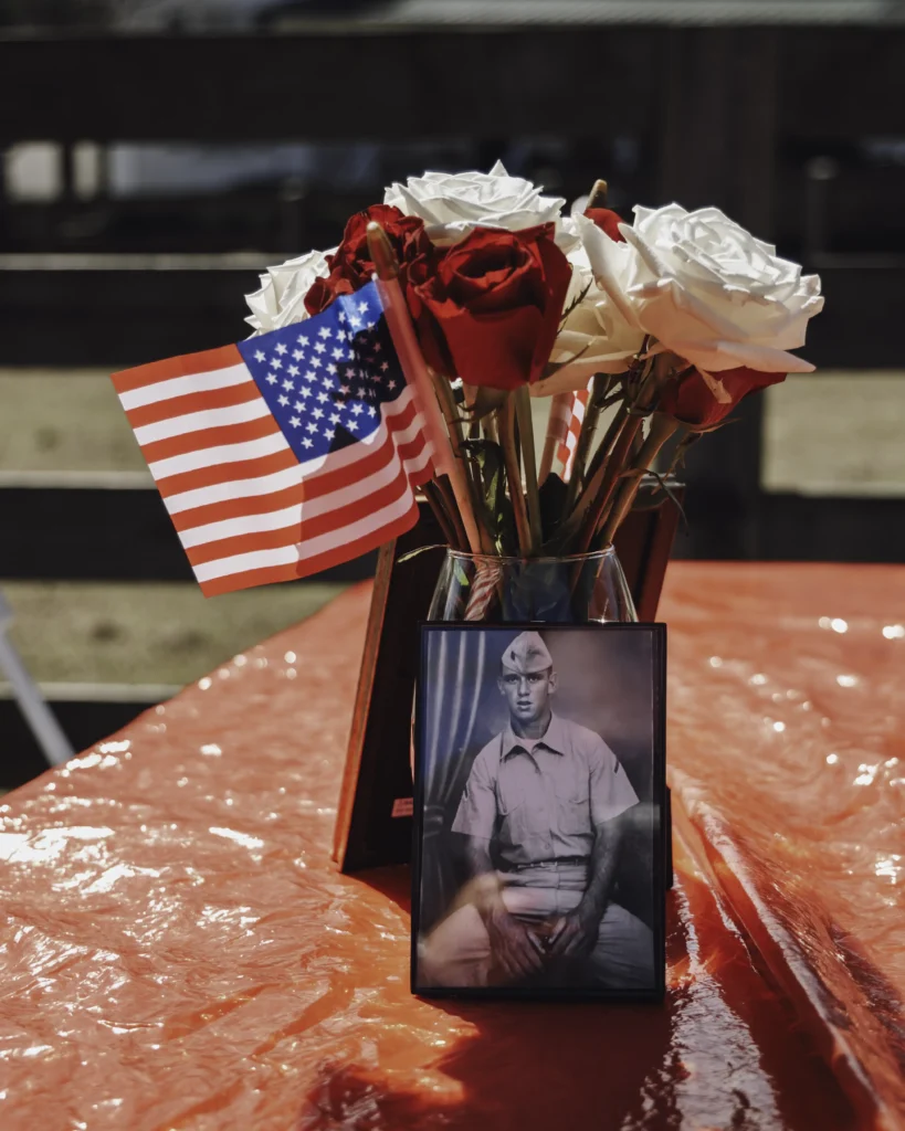 Robert White ceremonial bouquet