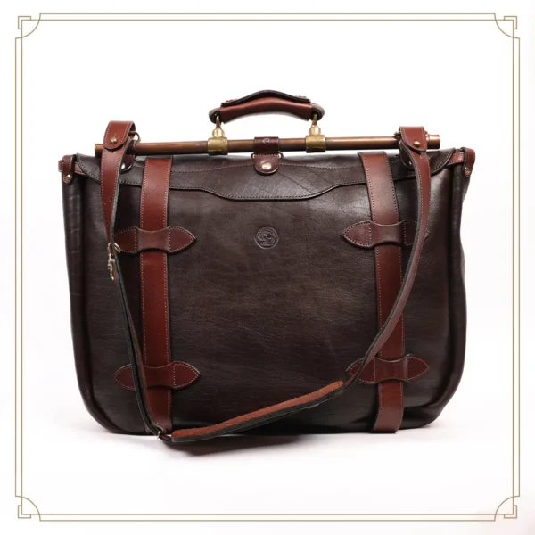 No. 83 Leather Messenger Book Bag – American Buffalo