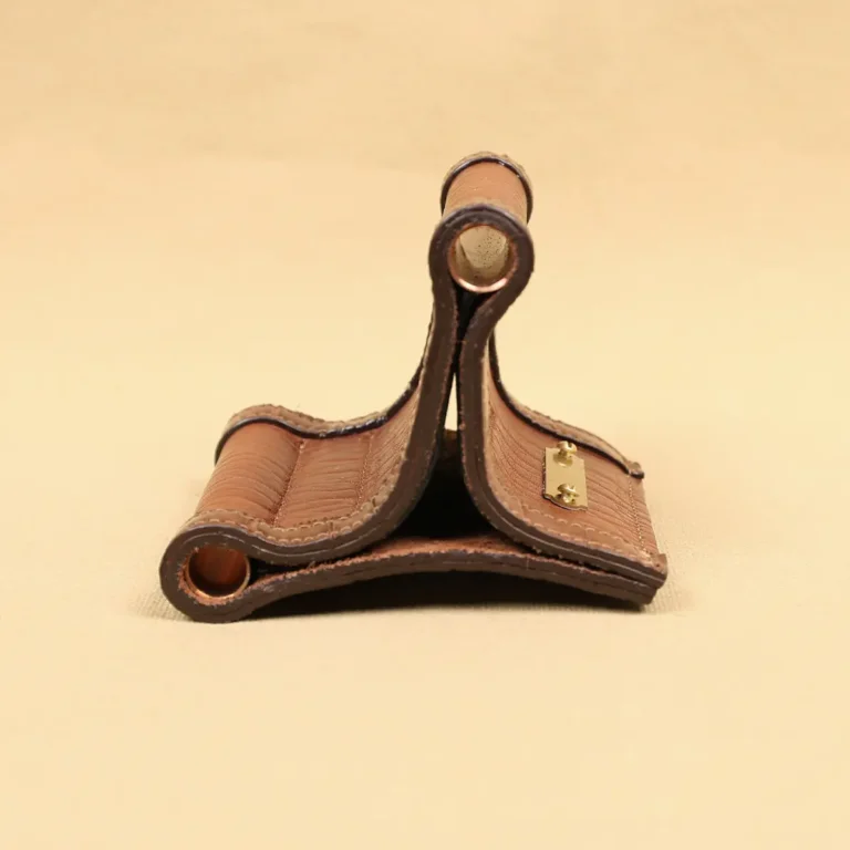 leather business card holder - colonel's private stock