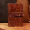 the colonel littleton private stock journal with a rugged american alligator leather