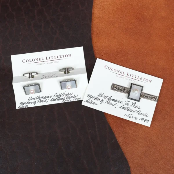 Vintage Cufflinks and Tie Bar – Private Stock